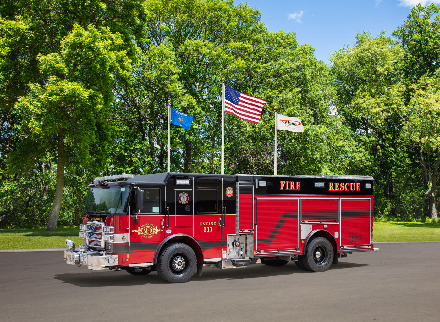 Muscatine Fire Department Pumper